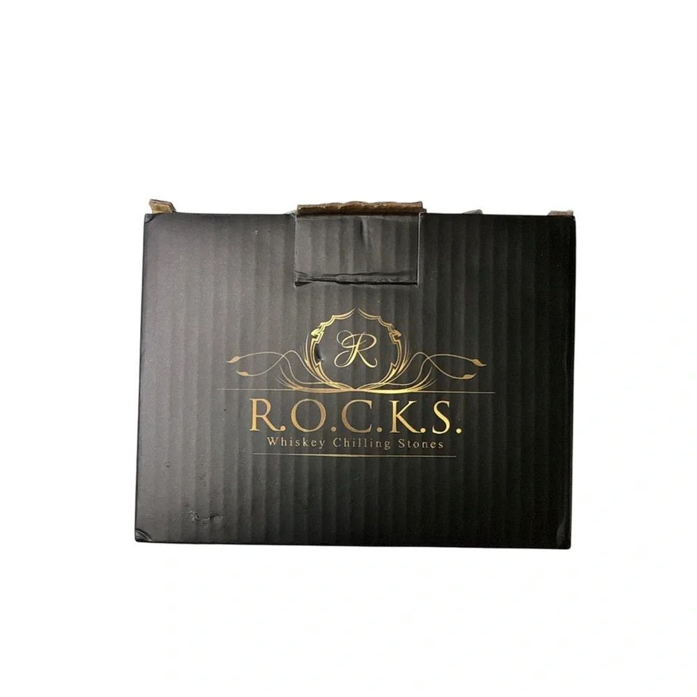 Whiskey Chilling Stones - Set of 6 Handcrafted Whisky Granite Sipping Rocks/Tray - Picture 2 of 7